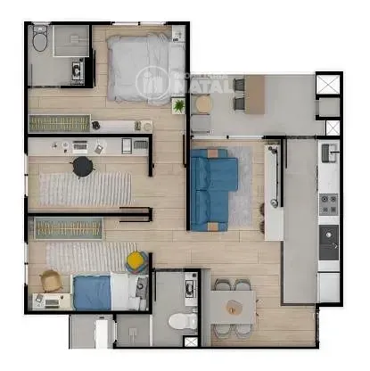 Apartamento, 3 quartos, 65 m² - Foto 38