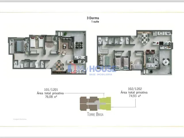 Apartamento 3 quartos e 2 banheiros, à venda, no bairro Nossa Senhora da Vitória em Ilhéus