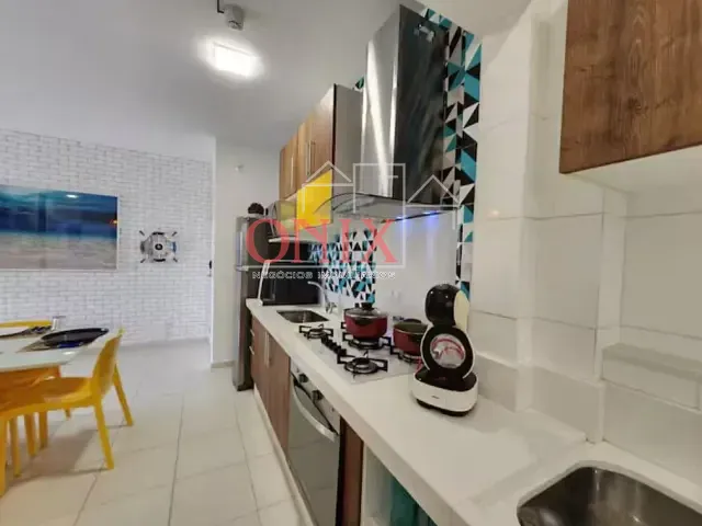 Apartamento com 60m² 2 quartos e 1 banheiro, à venda, no bairro Jardim Indaiá em Bertioga