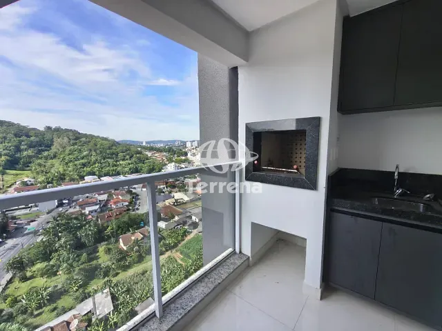 Apartamento com 70m² 2 quartos e 2 banheiros, para alugar, no bairro Água Verde em Blumenau