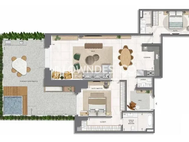 Apartamento com 194m² 2 quartos e 3 banheiros, à venda, no bairro Glória em Rio de Janeiro
