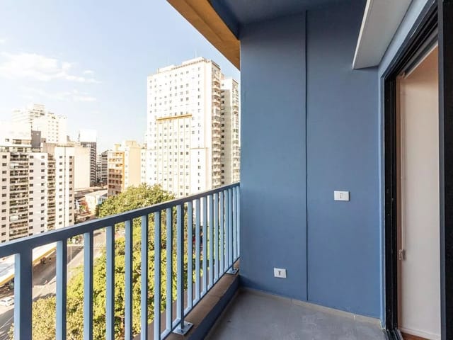 Apartamento 1 quarto e 1 banheiro, para alugar, no bairro Santa Cecília em São Paulo