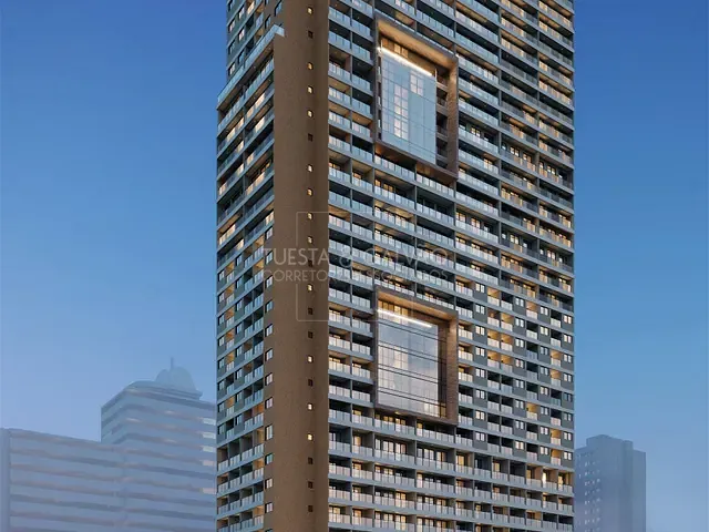 Apartamento com 41m² 1 quarto e 1 banheiro, à venda, no bairro Centro em Curitiba