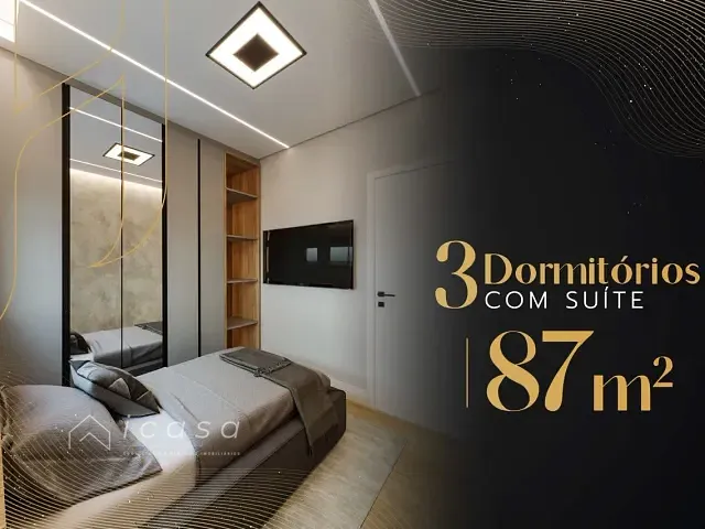 Apartamento com 88m² 3 quartos e 2 banheiros, à venda, no bairro Jardim Apolo em São José dos Campos