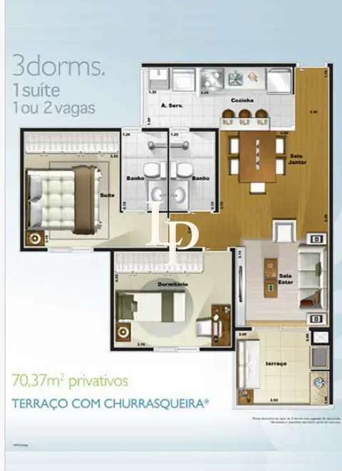 Apartamento, 2 quartos, 58 m² - Foto 6