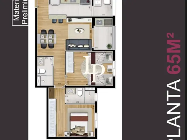 Apartamento 2 quartos e 2 banheiros, à venda, no bairro Centro em São Bernardo do Campo