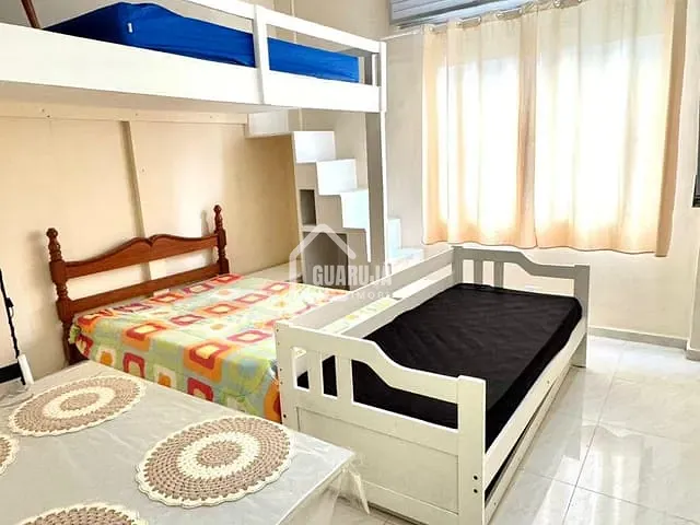 Apartamento 1 quarto e 1 banheiro, à venda, no bairro Pitangueiras em Guarujá
