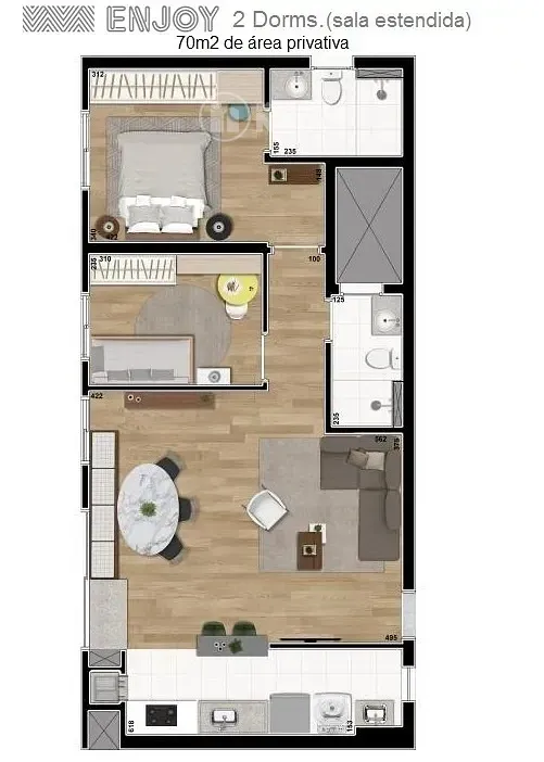 Apartamento, 3 quartos, 70 m² - Foto 19