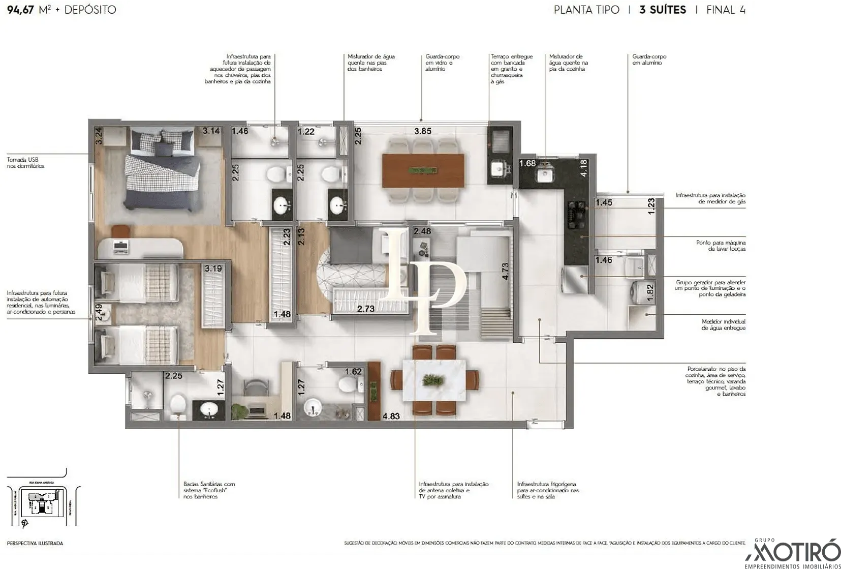 Apartamento, 3 quartos, 94 m² - Foto 36