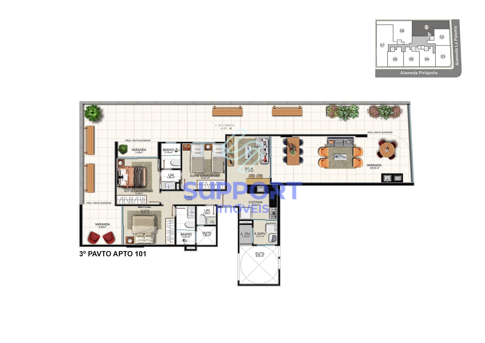 Apartamento, 1 quarto, 110 m² - Foto 22