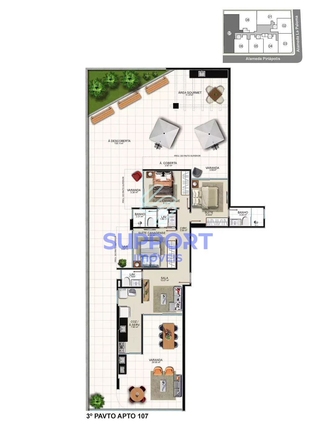 Apartamento, 1 quarto, 110 m² - Foto 23