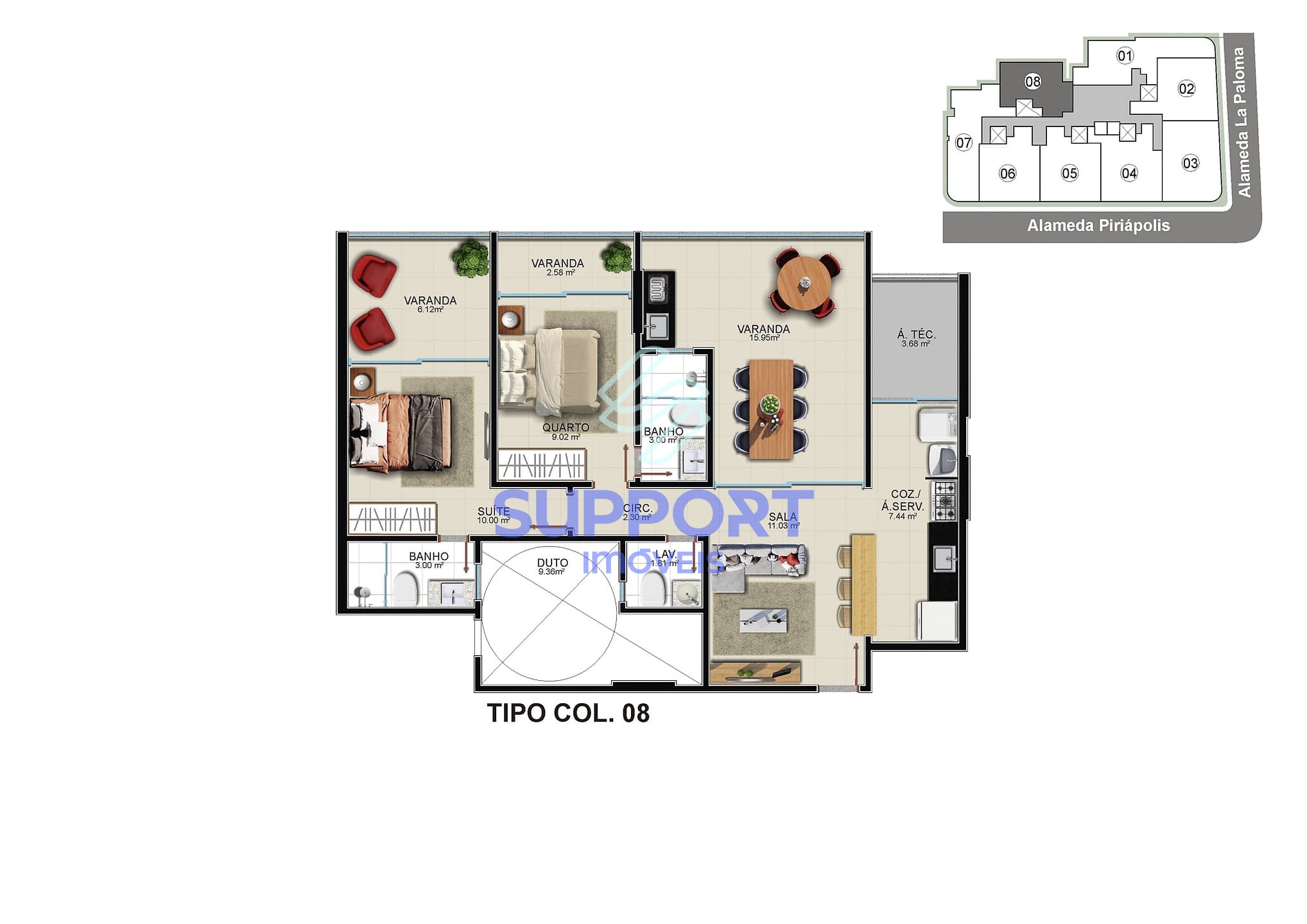 Apartamento, 1 quarto, 110 m² - Foto 35