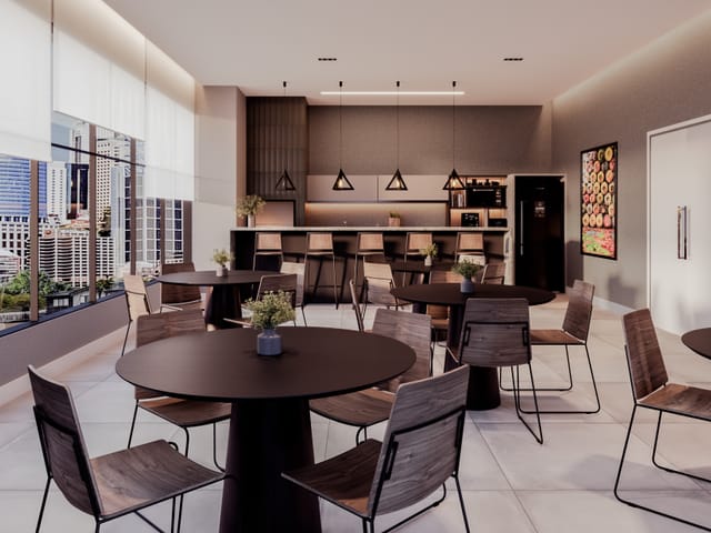 Apartamento com 69m² 1 quarto e 1 banheiro, à venda, no bairro Centro Cívico em Curitiba