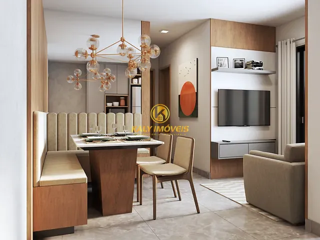 Apartamento 2 quartos e 2 banheiros, à venda, no bairro Campestre em Santo André