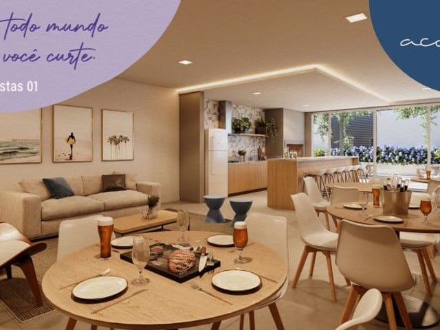 Apartamento com 100m² 2 quartos e 2 banheiros, à venda, no bairro Cassino em Rio Grande
