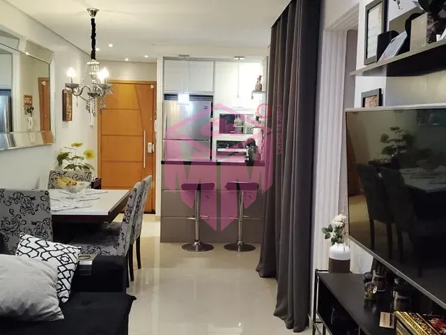 Apartamento 2 quartos e 2 banheiros, à venda, no bairro Vila Valparaíso em Santo André