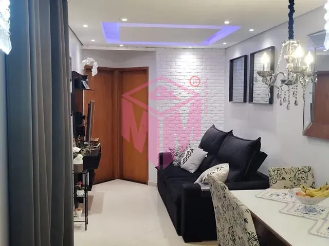 Apartamento 2 quartos e 2 banheiros, à venda, no bairro Vila Valparaíso em Santo André