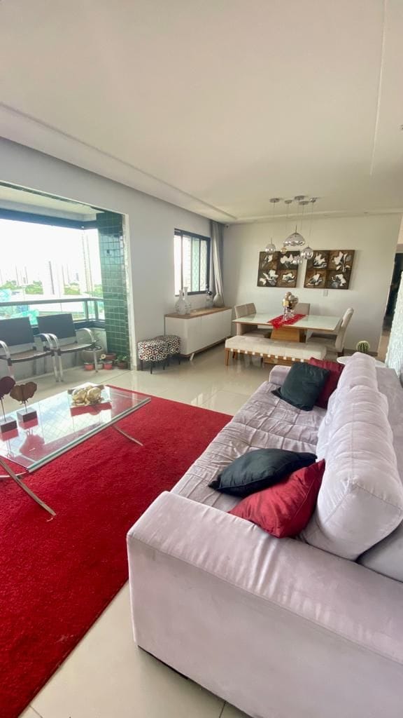 Foto do Apartamento - Apartamento à venda com 113m², 3 quartos sendo 1 suíte e 2 vagas no Edf. Maria Sophie , Parnamirim, Recife, PE | Tânia Macêdo Imóveis