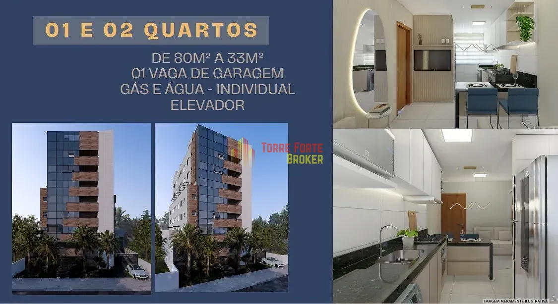 Apartamento, 1 quarto, 34 m² - Foto 1