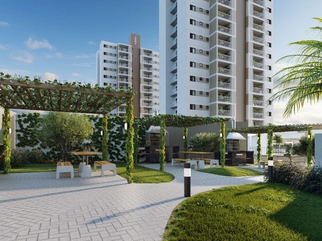 Condomínio do Apartamento - JOOY Wonder, Apartamento à venda, 65 m² área privativa, varanda com churrasqueira, Vila Planalto, Campo Grande, MS | Romeu Imóveis