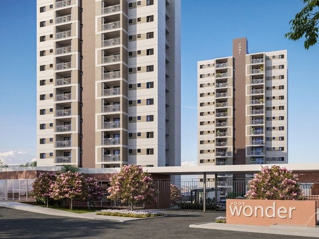 Condomínio do Apartamento - JOOY Wonder, Apartamento à venda, 65 m² área privativa, varanda com churrasqueira, Vila Planalto, Campo Grande, MS | Romeu Imóveis