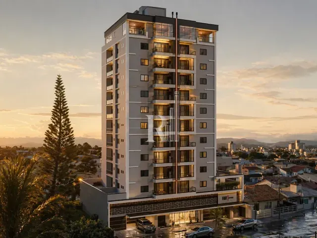 Apartamento com 83m² 2 quartos e 2 banheiros, à venda, no bairro Centro em Tijucas