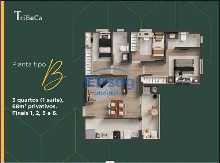 Apartamento, 3 quartos, 68 m² - Foto 16