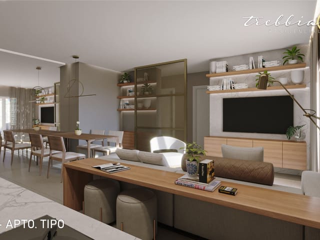 Apartamento 2 quartos e 2 banheiros, à venda, no bairro Campo Comprido em Curitiba