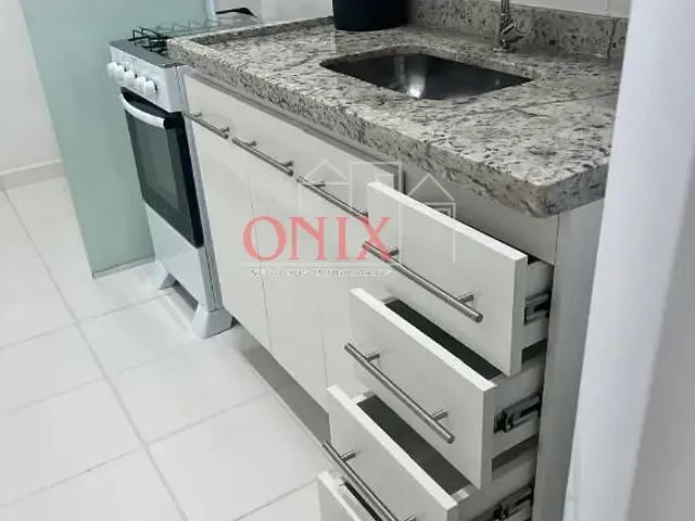 Apartamento com 47m² 2 quartos e 1 banheiro, para alugar, no bairro Botujuru em Mogi das Cruzes