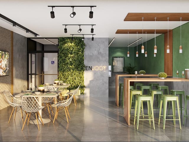 Condomínio do Apartamento - JOOY Wonder, Apartamento à venda, 65 m² área privativa, varanda com churrasqueira, Vila Planalto, Campo Grande, MS | Romeu Imóveis