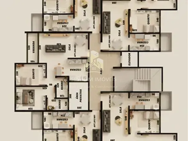 Apartamento 2 quartos e 3 banheiros, à venda, no bairro Santa Mônica em Belo Horizonte