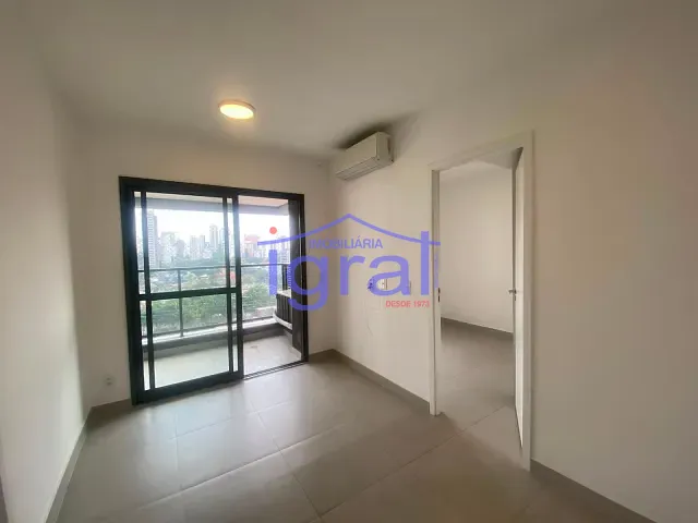 Apartamento 1 quarto e 2 banheiros, para alugar, no bairro Brooklin Paulista em São Paulo