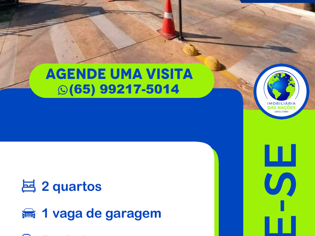Apartamento 2 quartos e 1 banheiro, à venda, no bairro Coophema em Cuiabá