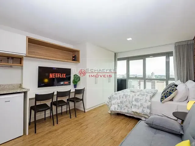 Apartamento com 30m² 1 quarto e 1 banheiro, para alugar, no bairro Centro em Curitiba