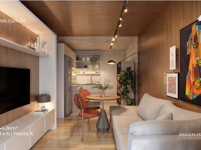 Apartamento 2 quartos e 1 banheiro, à venda, no bairro Aldeota em Fortaleza