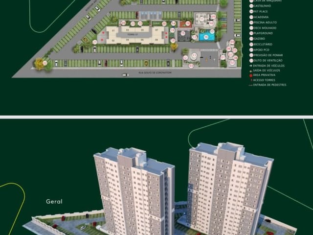 Apartamento 2 quartos e 2 banheiros, à venda, no bairro Intermares em Cabedelo