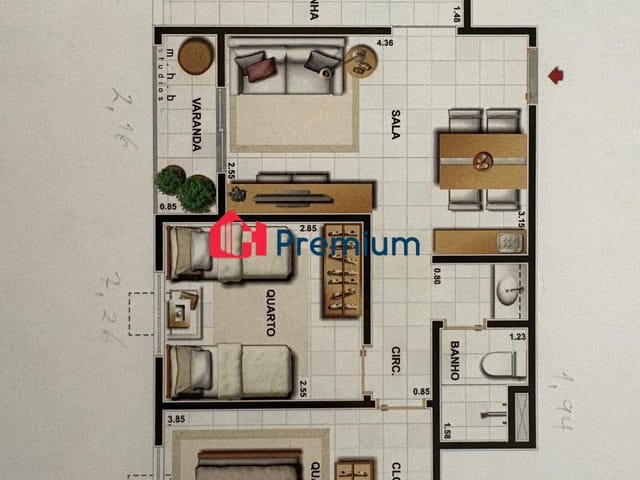 Apartamento 2 quartos e 1 banheiro, à venda, no bairro Jacarepaguá em Rio de Janeiro