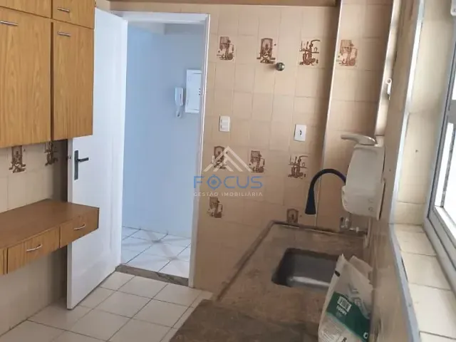 Apartamento com 60m² 1 quarto e 1 banheiro, para alugar, no bairro Gonzaga em Santos