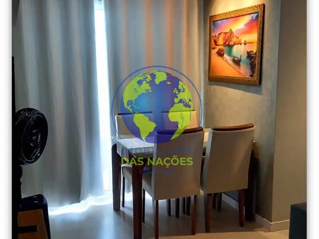 Apartamento com 52m² 2 quartos e 1 banheiro, à venda, no bairro Parque Residencial das Nações Indígenas em Cuiabá