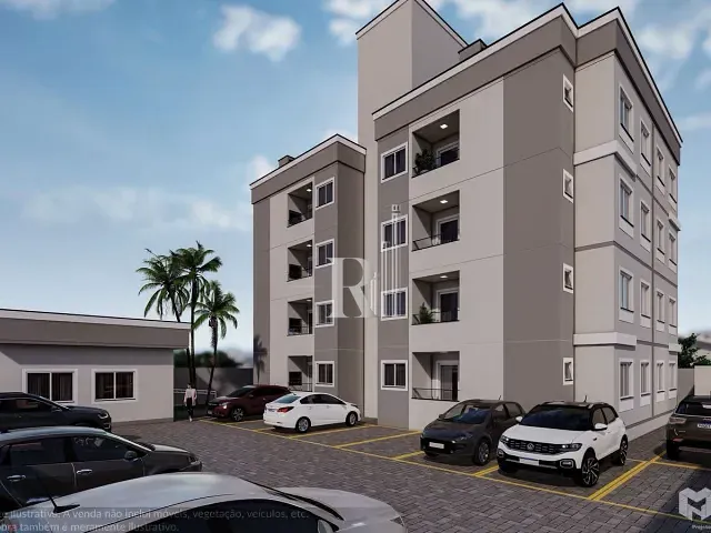 Apartamento 2 quartos e 2 banheiros, à venda, no bairro Joaia em Tijucas