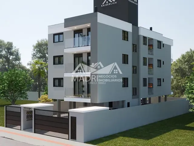 Apartamento 2 quartos e 1 banheiro, à venda, no bairro Nova Palhoça em Palhoça