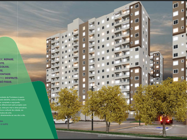 Apartamento 2 quartos e 2 banheiros, à venda, no bairro Barra do Ceará em Fortaleza