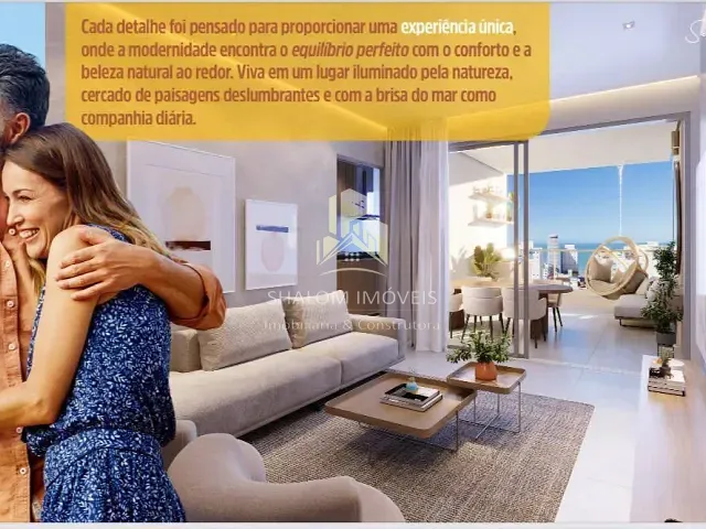 Apartamento 2 quartos e 2 banheiros, à venda, no bairro Praia do Morro em Guarapari