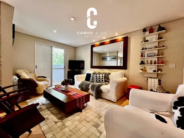 Apartamento 4 quartos e 5 banheiros, à venda, no bairro Vila Capivari em Campos do Jordão