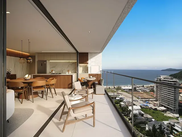 Apartamento 3 quartos e 4 banheiros, à venda, no bairro Praia Brava de Itajaí em Itajaí