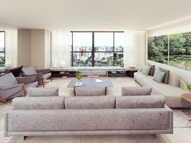 Apartamento 3 quartos e 5 banheiros, à venda, no bairro Água Verde em Curitiba