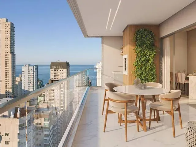 Apartamento 3 quartos e 4 banheiros, à venda, no bairro Meia Praia em Itapema