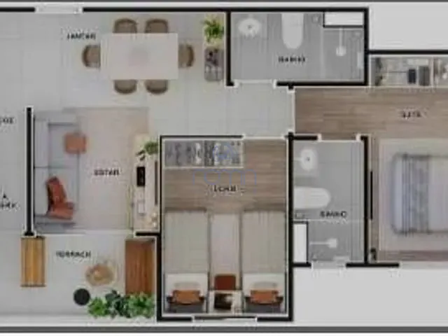 Apartamento 2 quartos e 2 banheiros, à venda, no bairro Vila Redentora em São José do Rio Preto