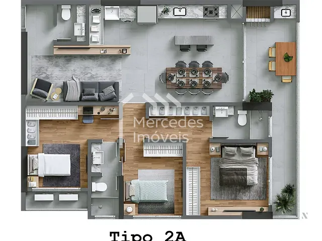 Apartamento com 120m² 3 quartos e 2 banheiros, à venda, no bairro Praia Brava em Itajaí