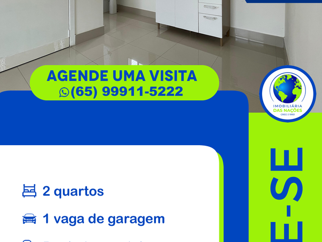 Apartamento 2 quartos e 1 banheiro, à venda, no bairro Vista Alegre em Cuiabá